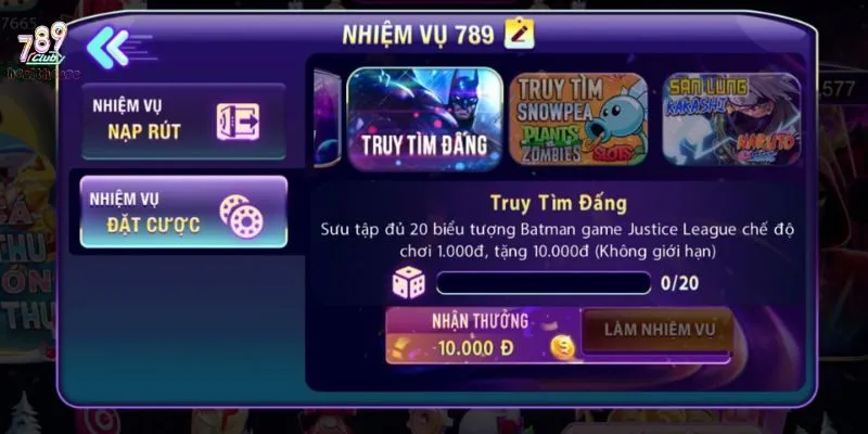 Những khuyến mãi 789Club