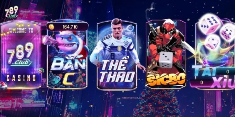 Sản phẩm game cá cược dổi thưởng hot tại 789Club